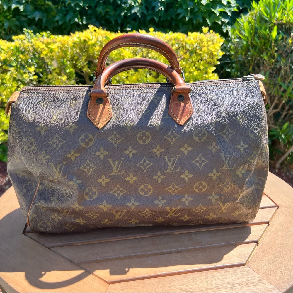 Louis Vuitton Brown Monogram Speedy 30
